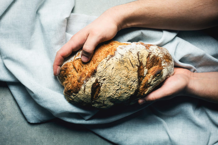 Holzofenbrot Zwiebelkruste