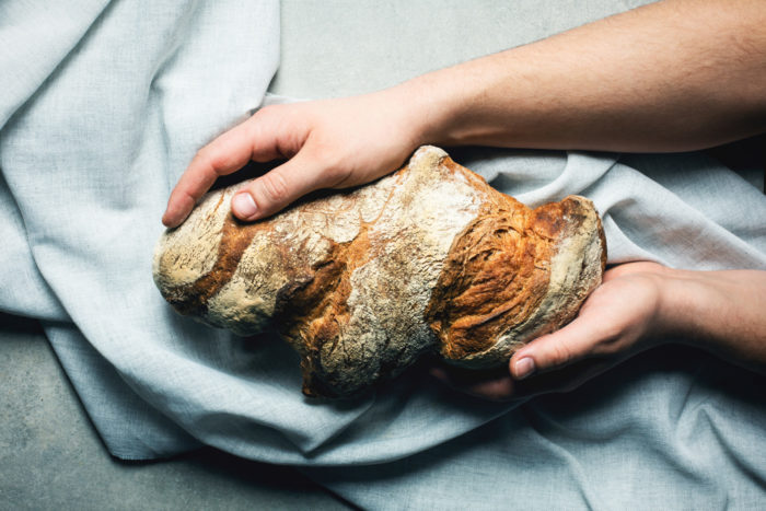 Holzofenbrot Französisches Landbrot